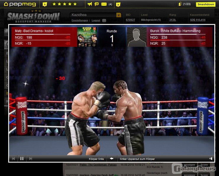 Screenshot SMASHDOWN