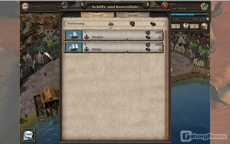 Screenshot Patrizier Online