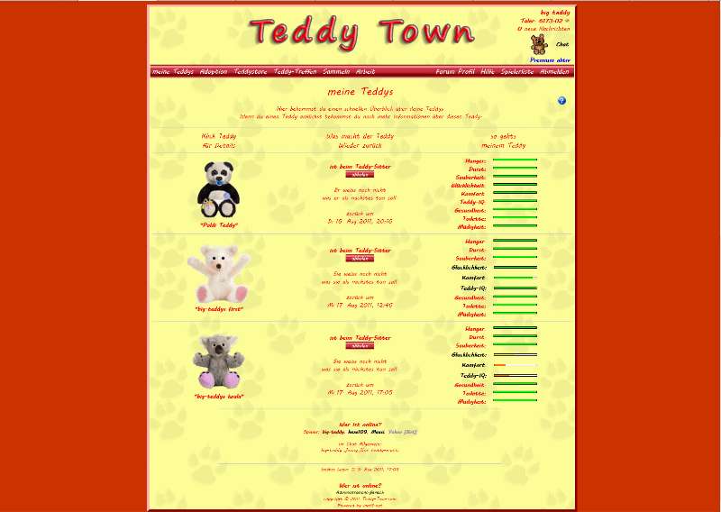 Screenshot Teddy-Town