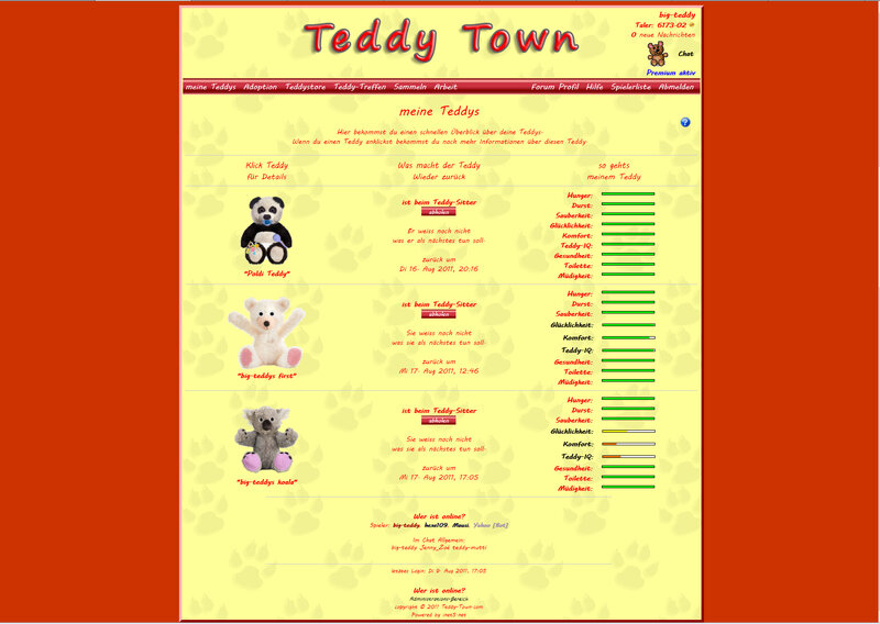 Screenshot Teddy-Town