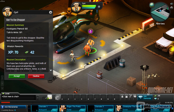 Screenshot Gunshine.net