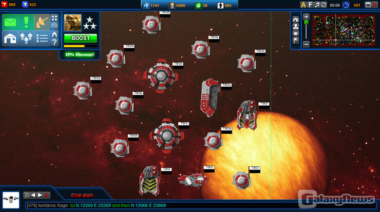 Screenshot Battle Dawn Galaxies