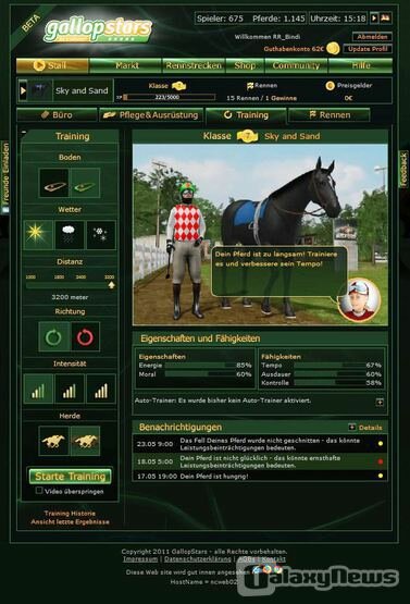 Screenshot GallopStars