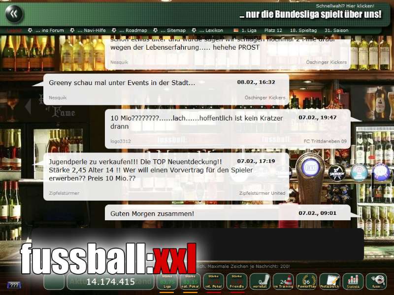 Screenshot fussball:xxl