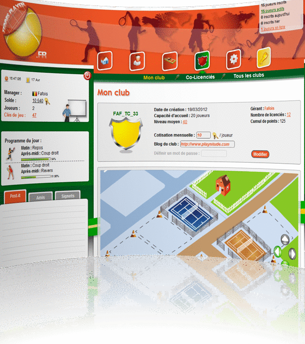 Screenshot TennisPlayer
