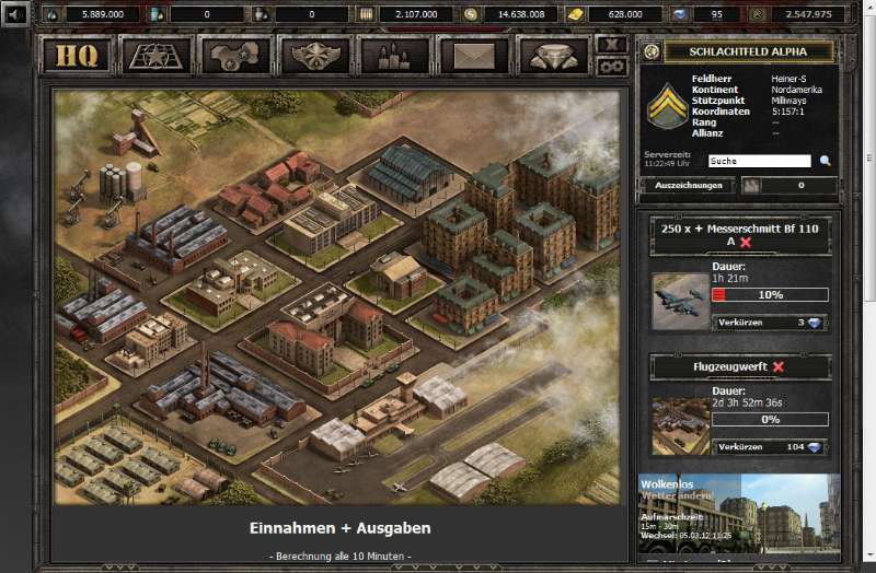 Screenshot Wargame 1942