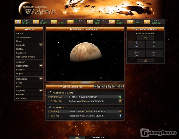 Screenshot Stellar Legends: WarSpace