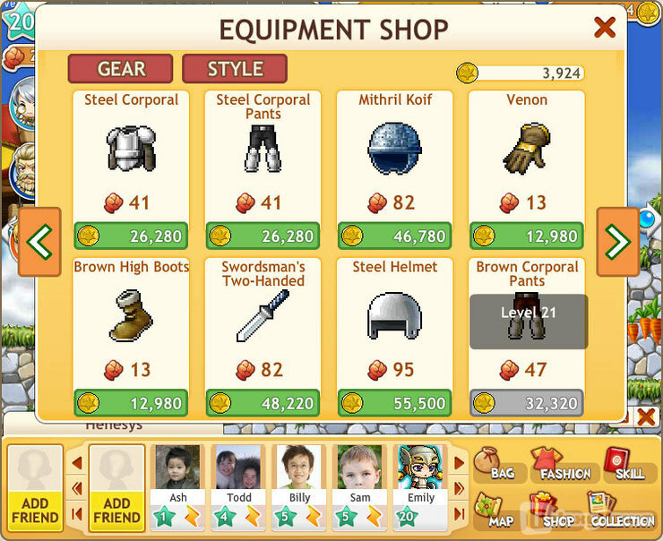 Screenshot MapleStory Europe