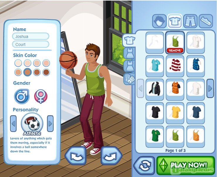 Screenshot The Sims Social