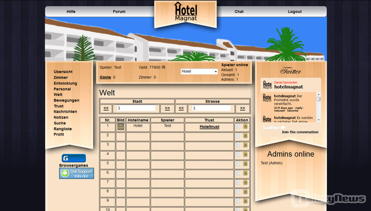 Screenshot Hotelmagnat