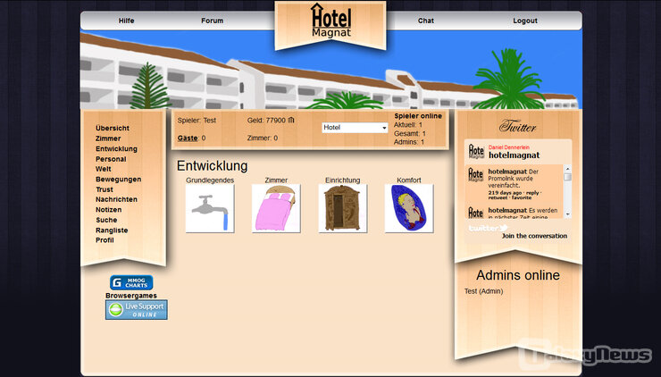 Screenshot Hotelmagnat