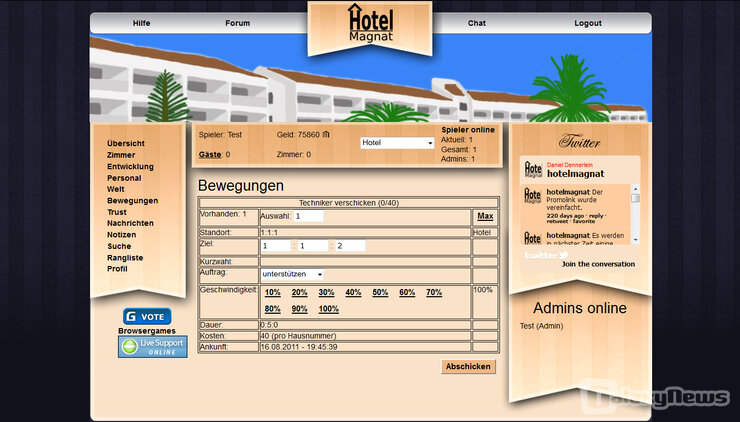 Screenshot Hotelmagnat