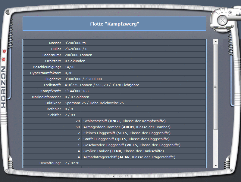 Screenshot Horiversum