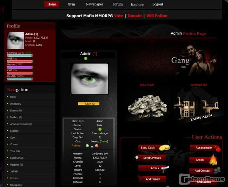 Screenshot World Mafia - Dein Mafia Gangster Game