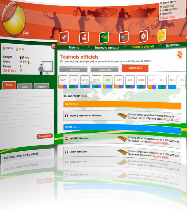 Screenshot TennisPlayer