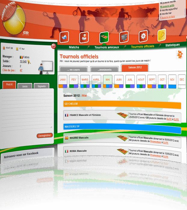 Screenshot TennisPlayer