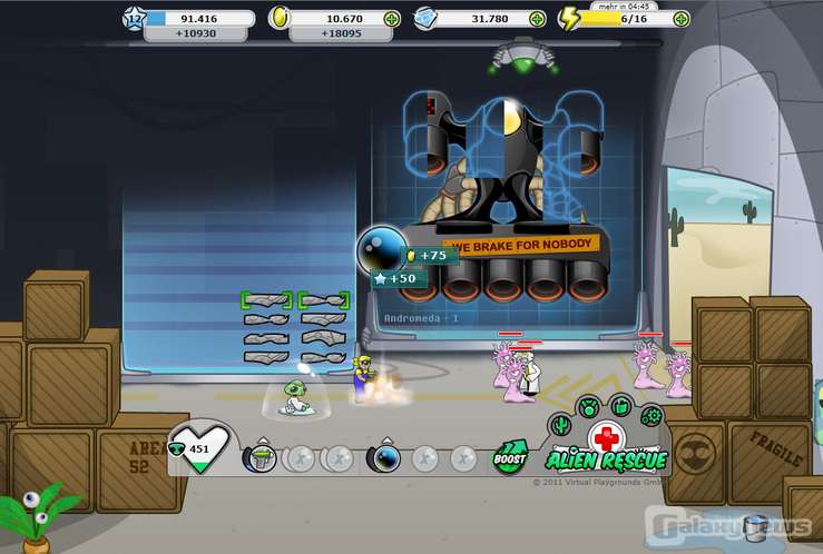 Screenshot penner game