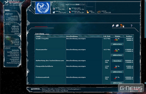 Angespielt: Galaxy-Network