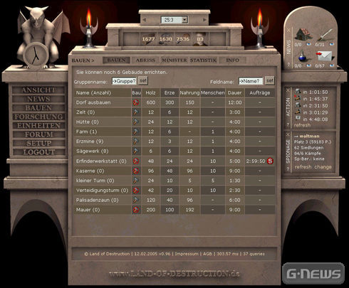 3 Spiele in einem: Land of Destruction