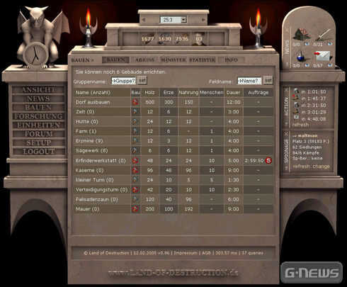 3 Spiele in einem: Land of Destruction