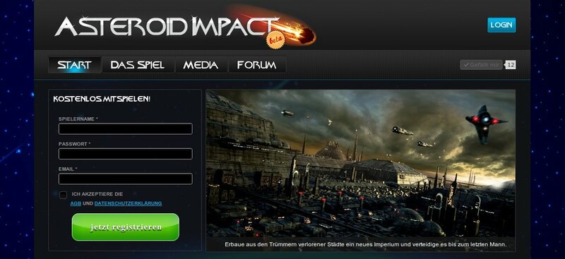 Screenshot Asteroid Impact