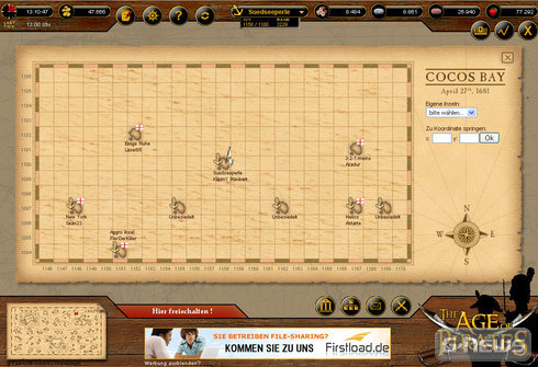 Browserspiel des Jahres: The Age of Pirates