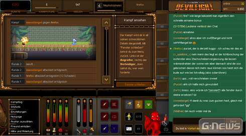 Browsergame für Mädchen: Devilfight