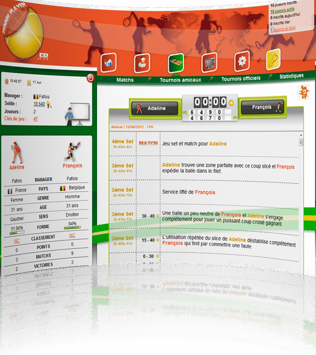 Screenshot TennisPlayer