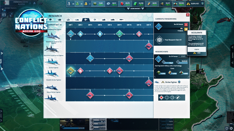 Screenshot Conflict of Nations
