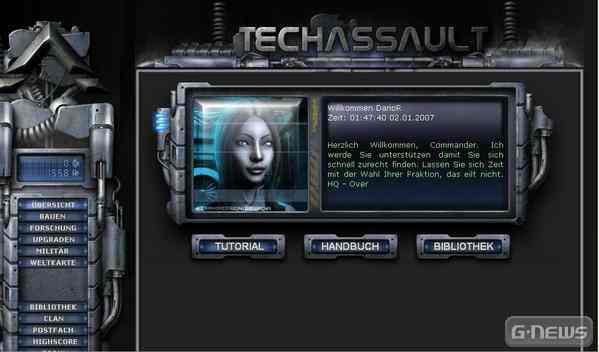 Techassault: SciFi Browsergame der nächsten Generation?