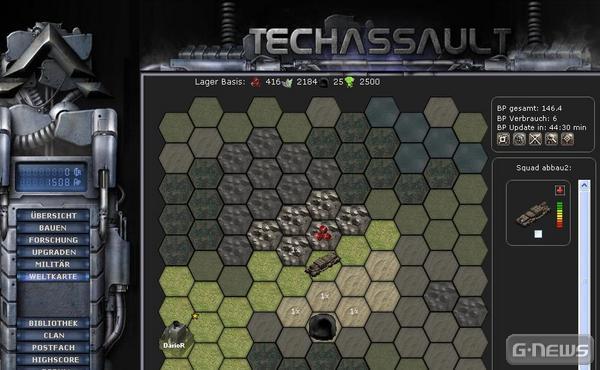 Techassault: SciFi Browsergame der nächsten Generation?