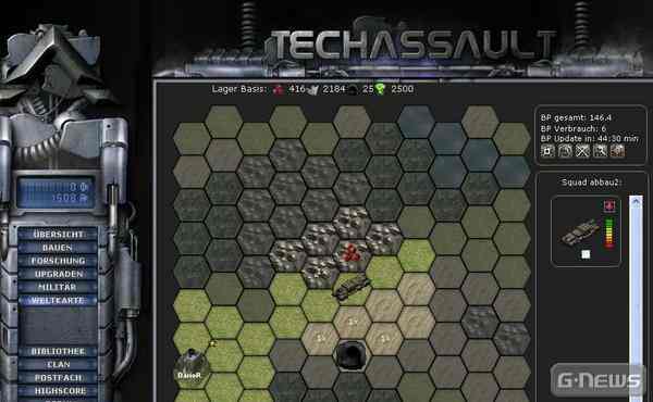 Techassault: SciFi Browsergame der nächsten Generation?