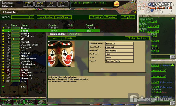 Bei TerraXP sind echte Strategen gefragt!