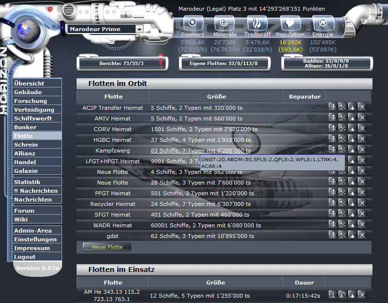 Screenshot Horiversum
