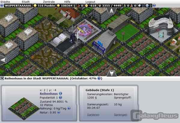 Intergalaktischer Städtebau