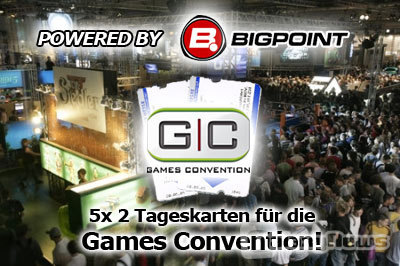 5x 2 Tageskarten für die Games Convention 2007