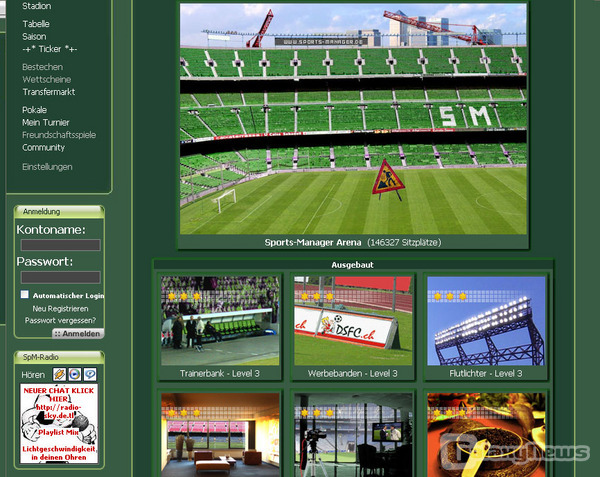 Fußballmanager mit Schwerpunkt auf Community und Featurereichtum