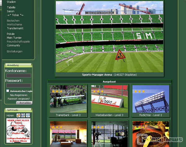 Fußballmanager mit Schwerpunkt auf Community und Featurereichtum