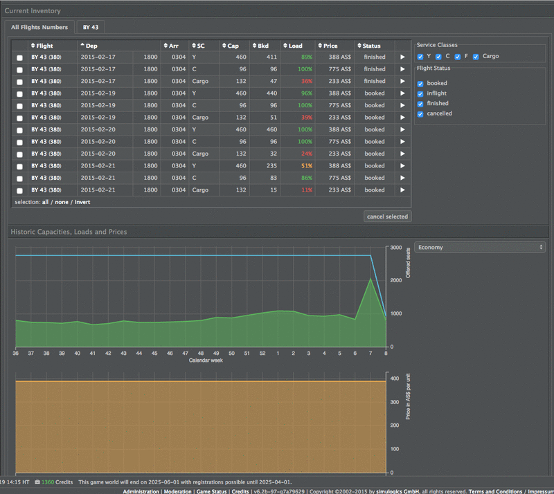 Screenshot AirlineSim