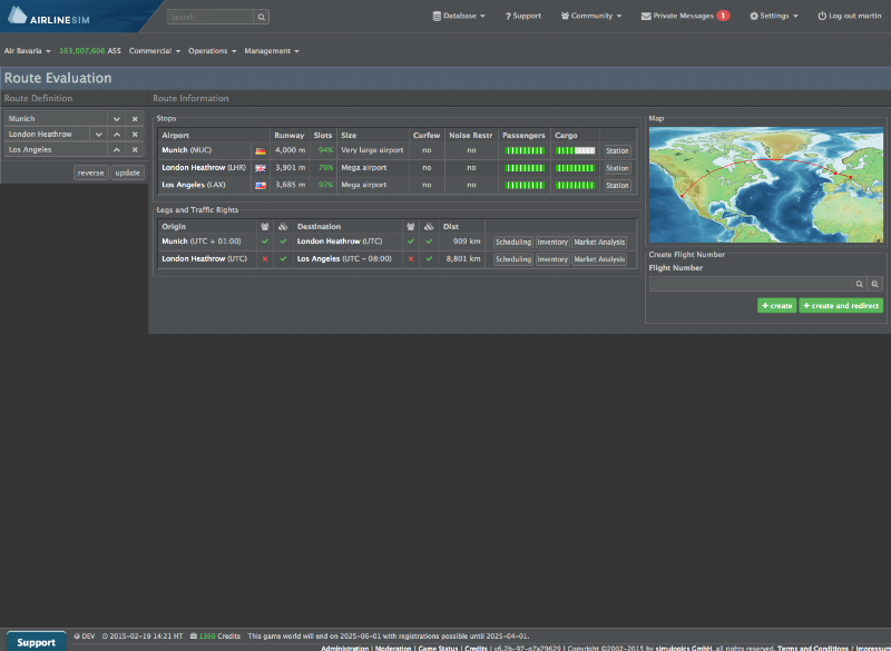 Screenshot AirlineSim