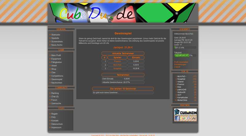 Screenshot CubeDu.de