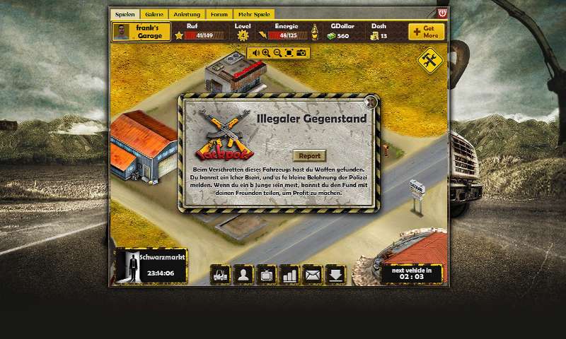 Screenshot Garbage Garage