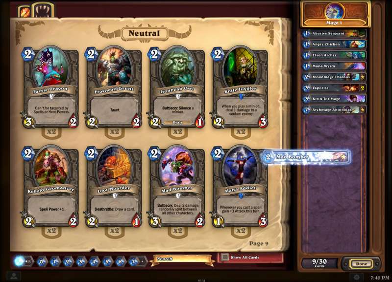 Screenshot Hearthstone: Heroes of Warcraft