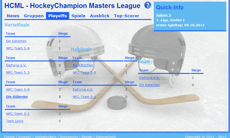 Screenshot HockeyChampion