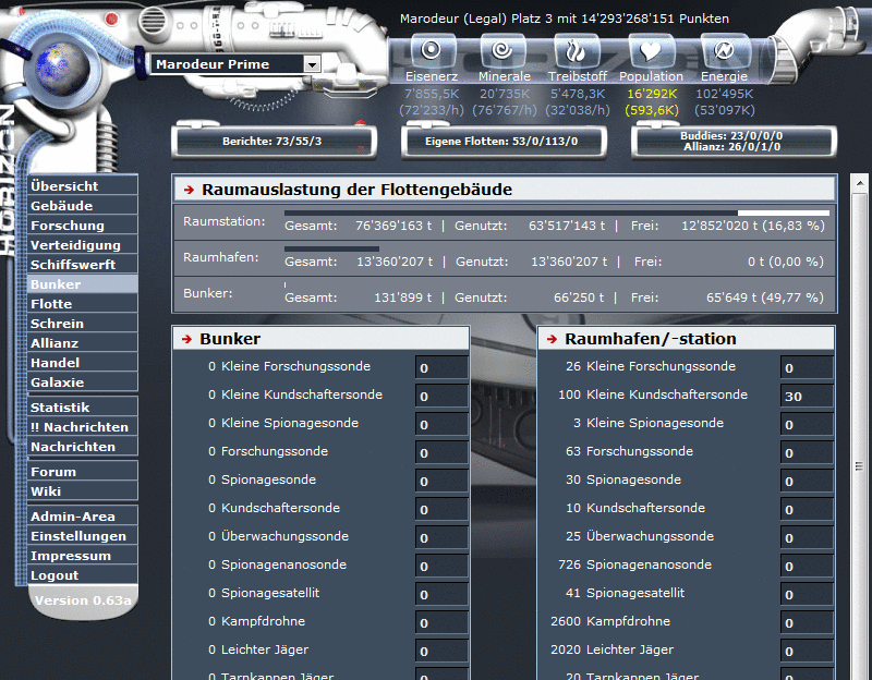 Screenshot Horiversum