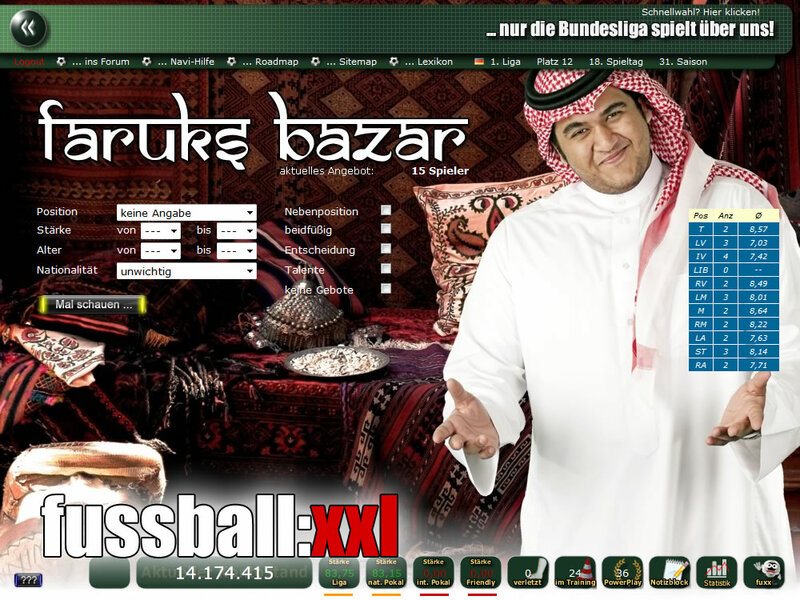 Screenshot fussball:xxl