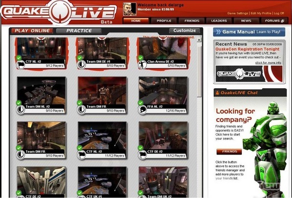 Angespielt: Quake Live bringt den Shooter in den Browser