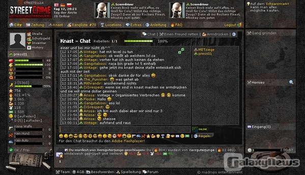 Erster Eindruck: StreetCrime ist die wohl bunteste Verbrecherwelt