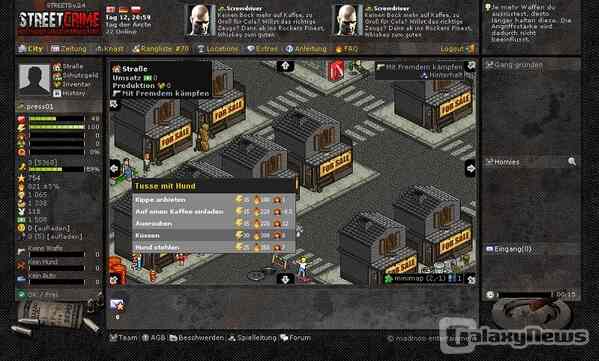 Erster Eindruck: StreetCrime ist die wohl bunteste Verbrecherwelt
