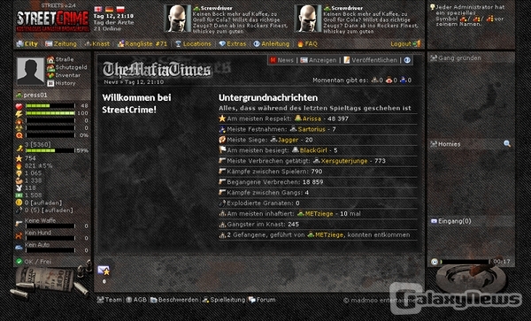 Erster Eindruck: StreetCrime ist die wohl bunteste Verbrecherwelt